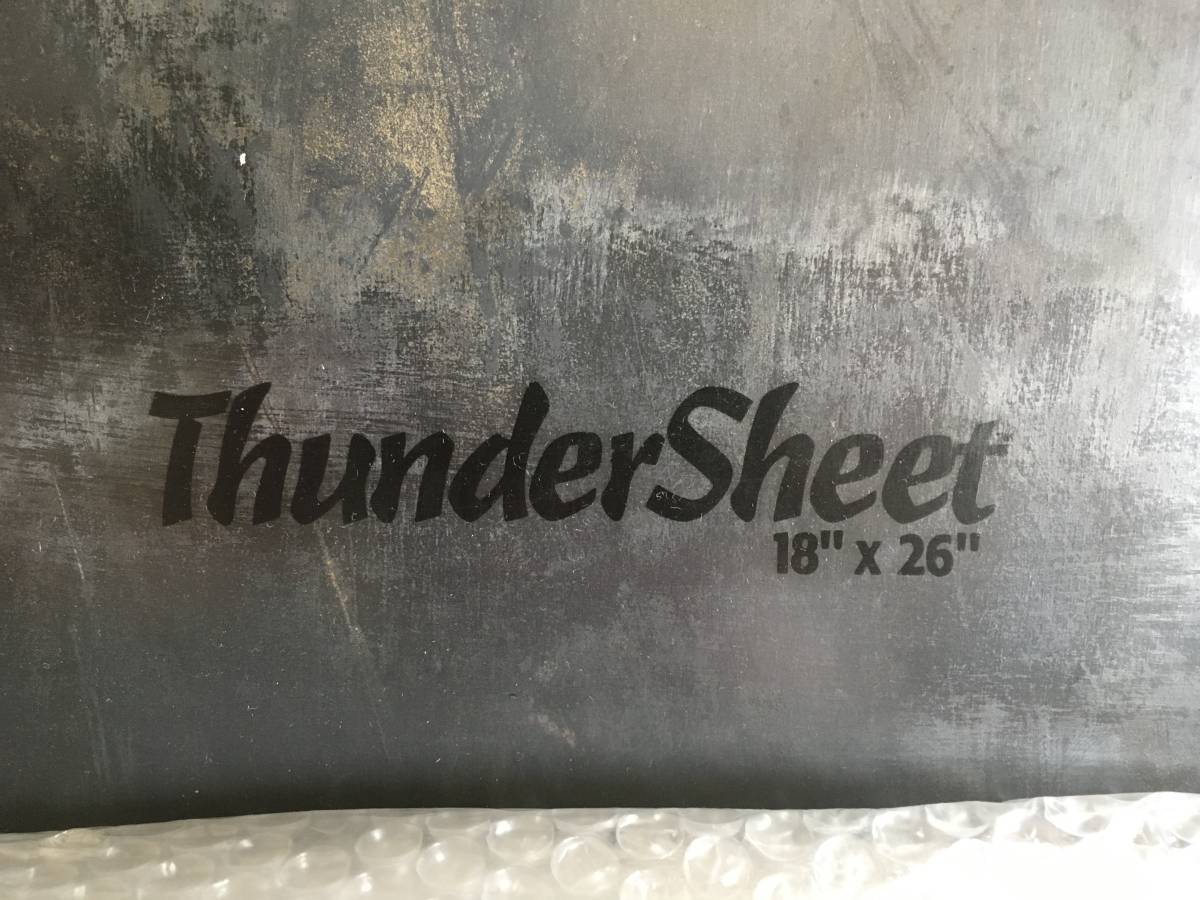 珍品 セイビアン サンダーシート (ゴング 銅鑼 )Sabian Thunder Sheet 中古品 18”×26”(インチ) 約46×67(センチ) 吹奏楽 オーケストラ_画像3