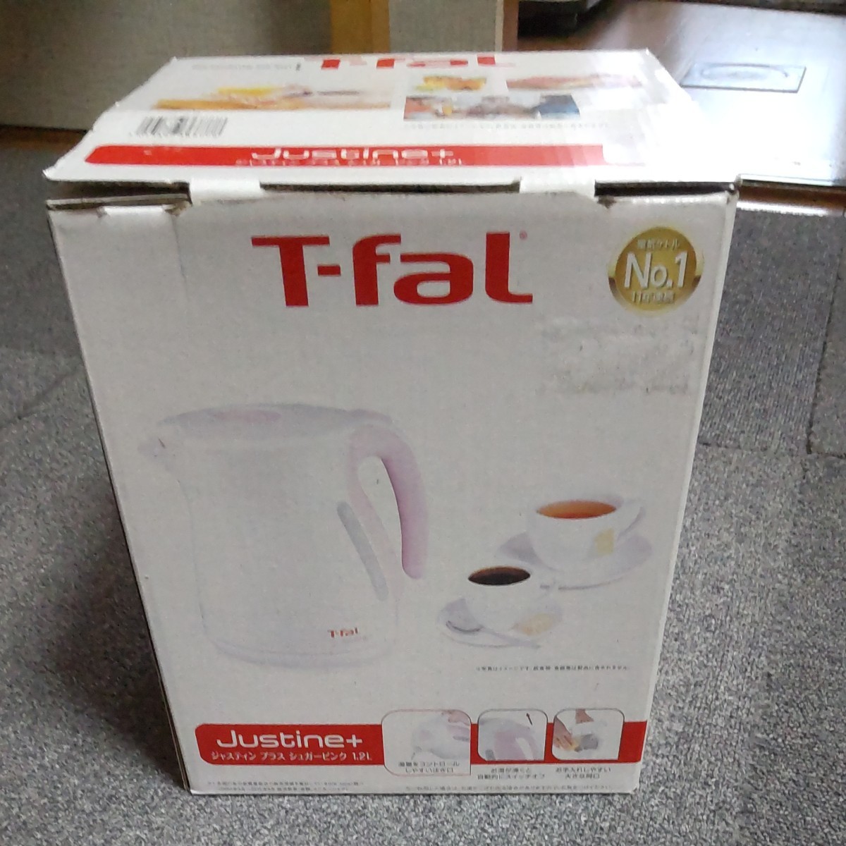 ジャスティン プラス 1.2L KO340178 （シュガーピンク）  T-fal ティファール電気ケトル