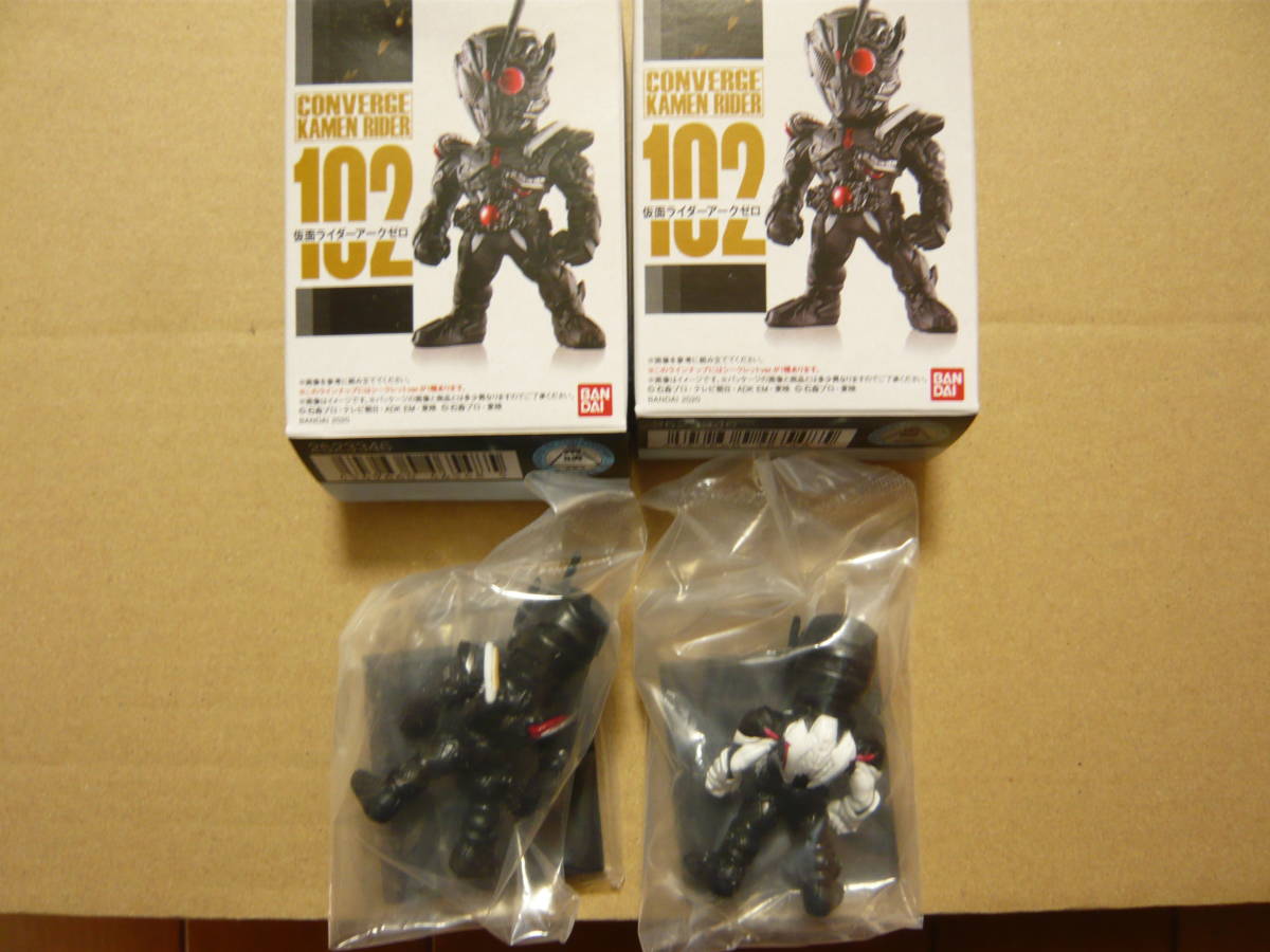 仮面ライダーコンバージ(KAMEN RIDER CONVERGE)101～105　全5種+シークレット2種フルコンプ(ゼロツー・アークゼロ・カリス他)　内袋未開封_画像5