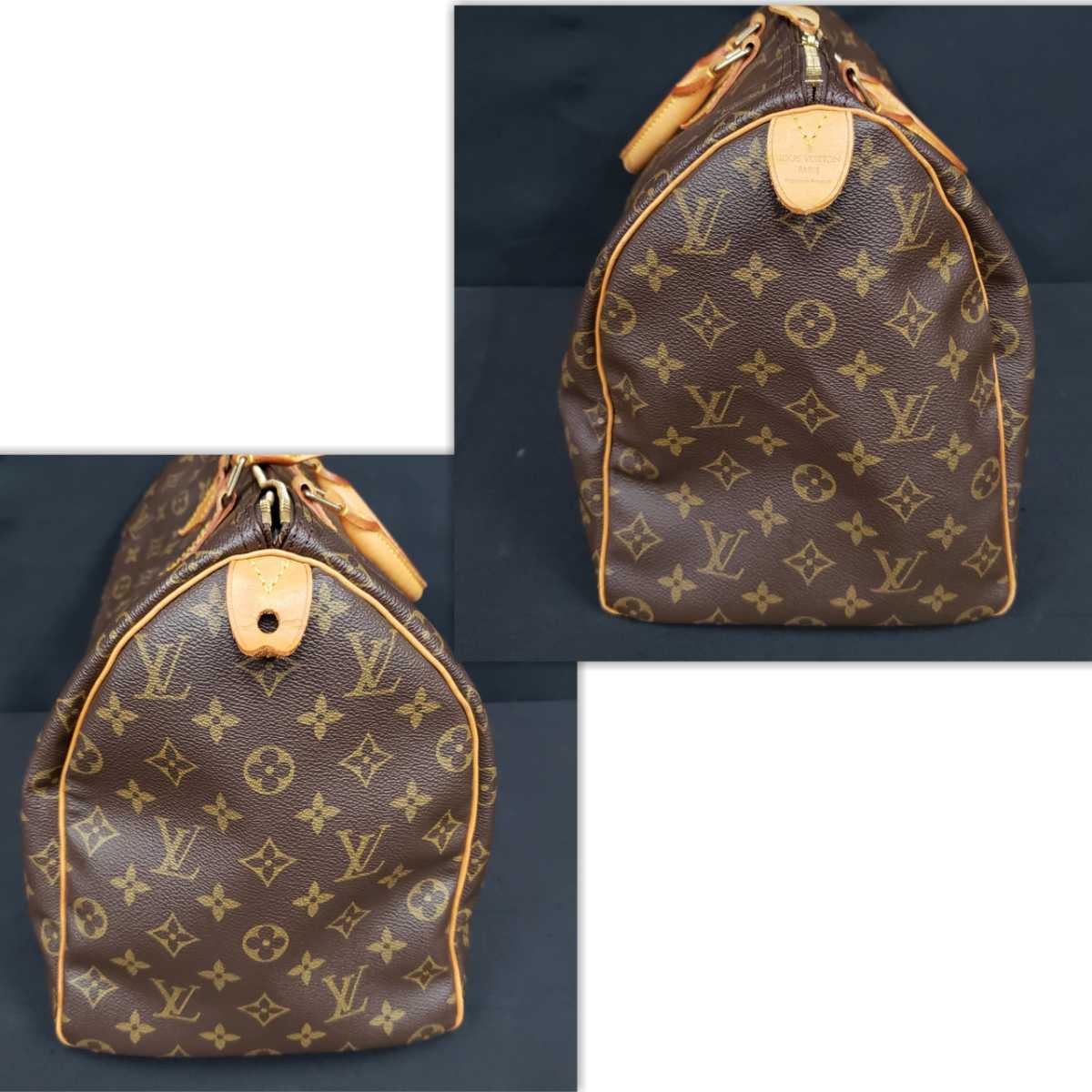 LOUISVUITTON ボストンバック 旅行 遠出 ハンドバック モノグラム 鑑定済み ルイヴィトン バッグ カバン 鞄 【100T12】の画像2