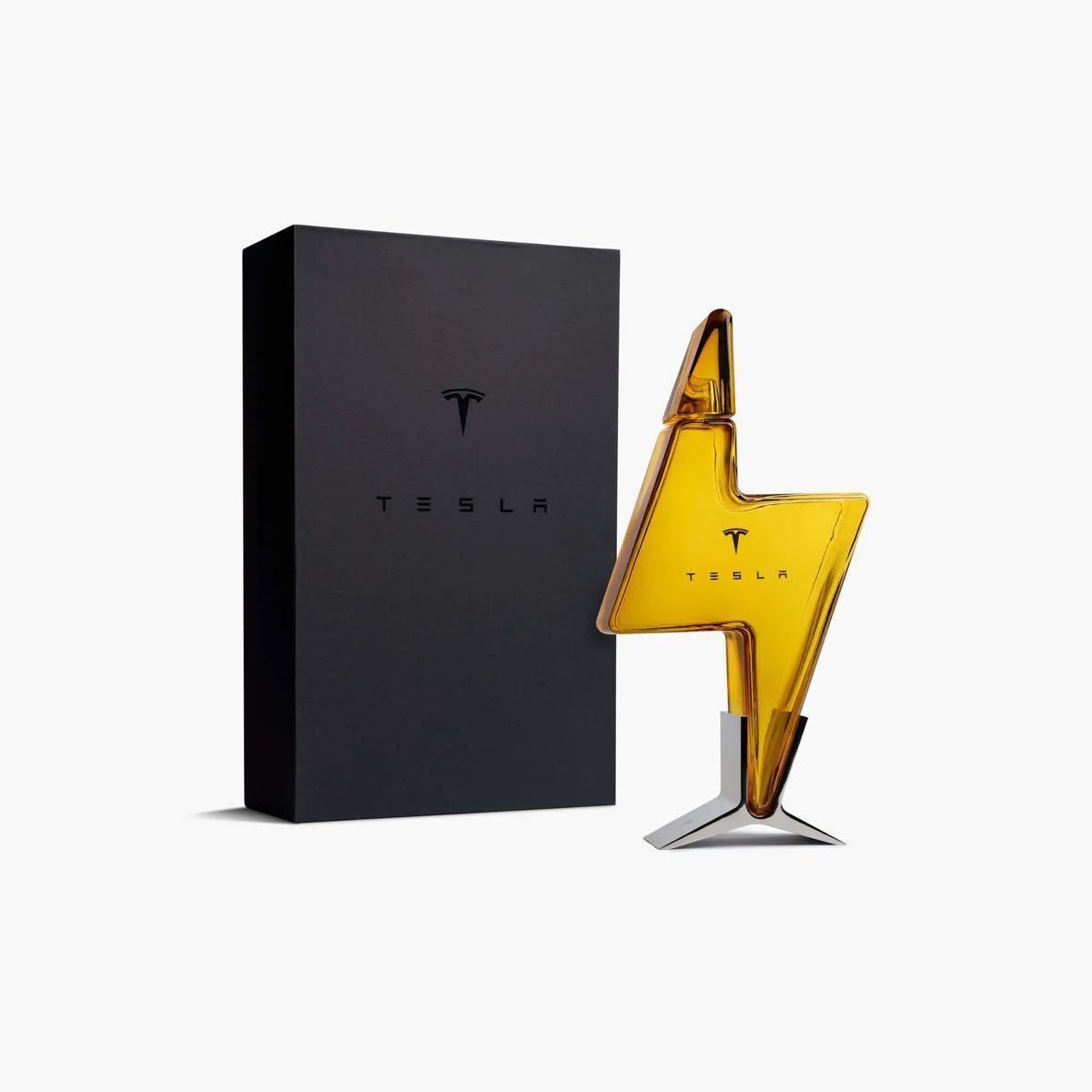 ★レア品★ Tesla テスラ デキャンタ 750ml / テキーラ ウイスキー 酒瓶 瓶 フィギュア オブジェ 正規品 限定