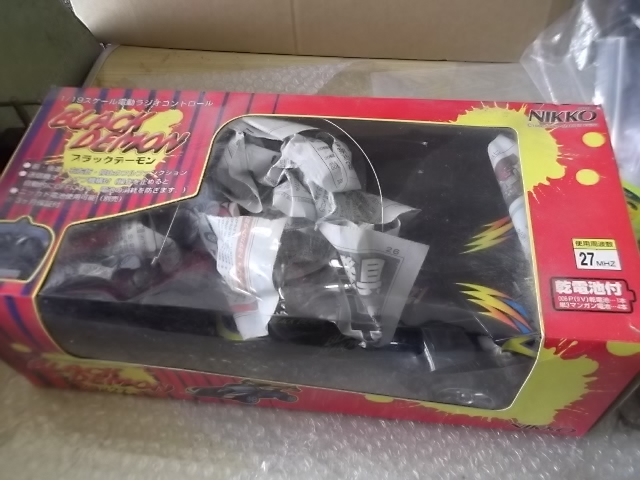  that time thing NIKKO Nikko 1/19 RC radio-controller black Demon present condition delivery goods including in a package un- possible 