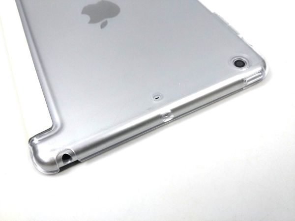 iPad mini1/2/3用 カバー PUレザー+ハードケース スタンド 三折 薄型 ホワイト_画像6