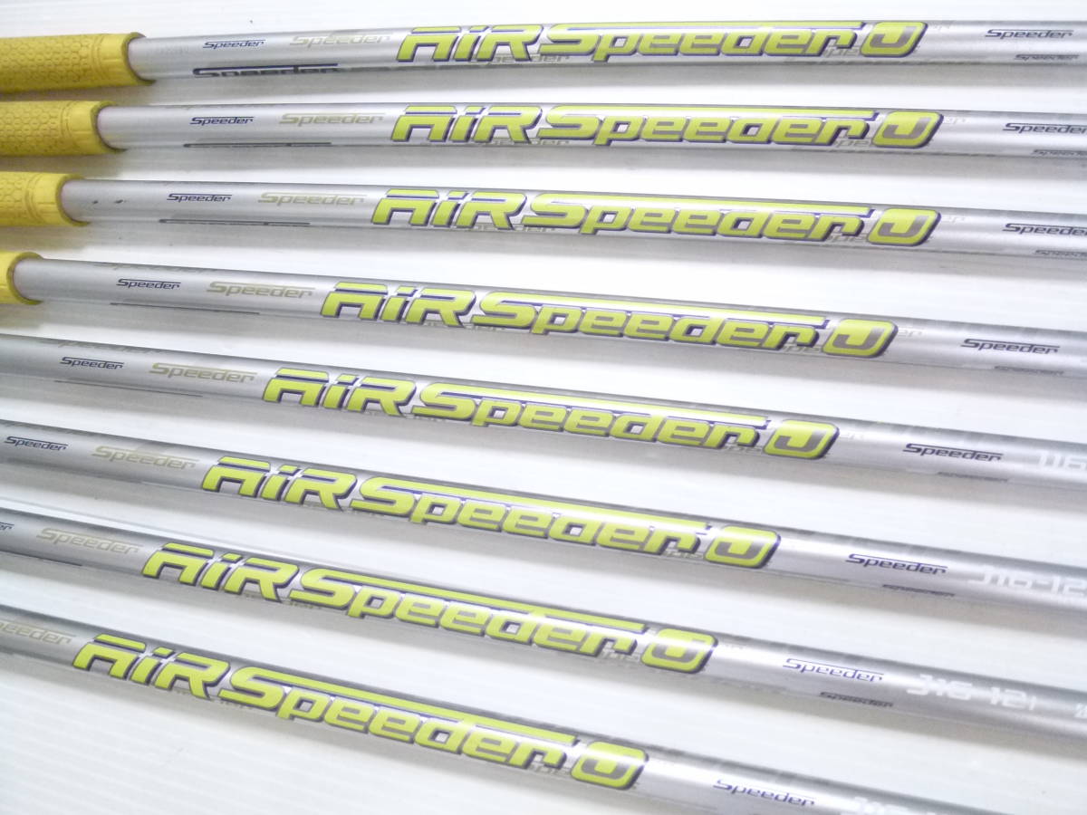 やさしく飛ばせます!!! ◆◆ ブリヂストン JGR HYBRID FORGED Air Speeder J ◆◆ 6#-Sw 8本セット_画像2