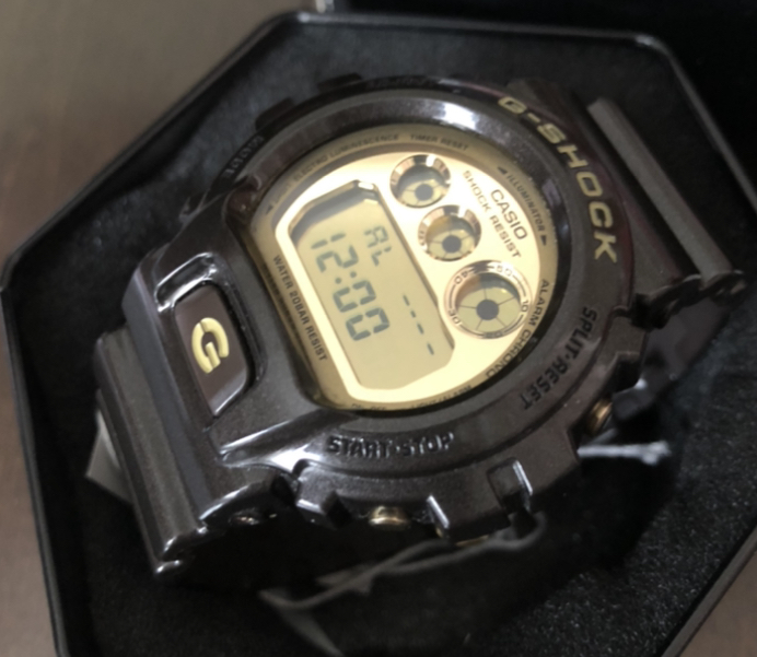 G-SHOCK DW6900 BR 茶色 メタリック 25周年 ブラウン ゴールド 定番 オリジン 生産終了 DW-6900BR-5_画像3