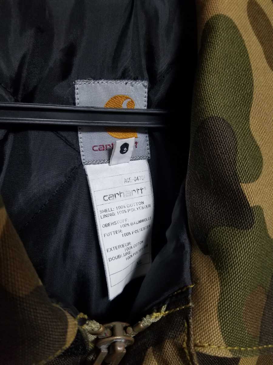 A BATHING APE X carhartt アベイシングエイプXカーハート 猿 A BATHING APE X carhartt アベイシングエイプXカーハート 猿