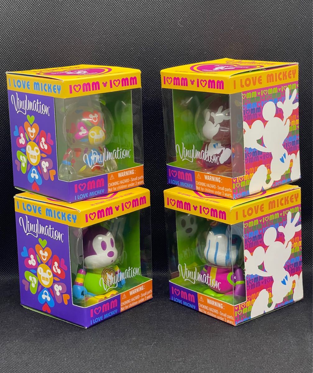 【全4種類】3” Vinylmation バイナルメーション アイラブミッキー