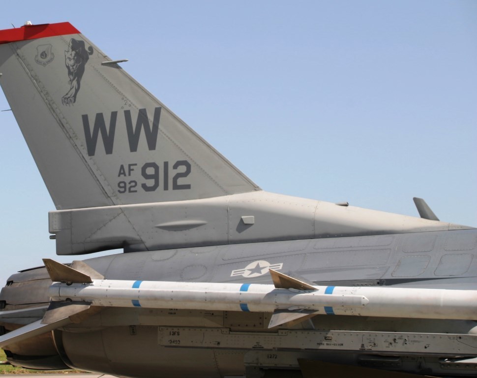 【USAF】13th FS Panthers 米空軍三沢基地 F-16C Tシャツ サイズXL パシフィックエアフォース MISAWA AIR BASE 赤の画像5