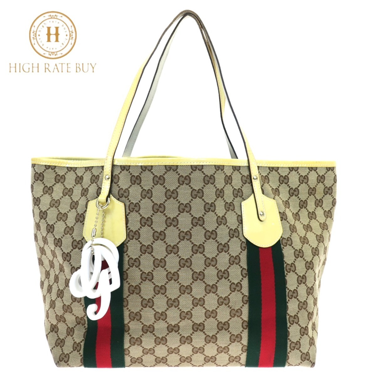 1円スタート GUCCI グッチ シェリーライン トートバッグ 211970 手提げ