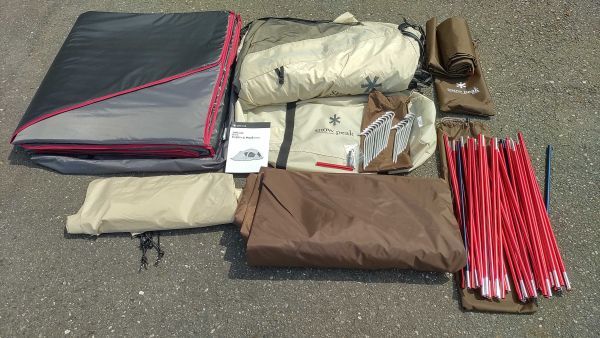 からご】 ヤフオク! - 一回のみ使用 美品 snow peak スノーピーク ドッ