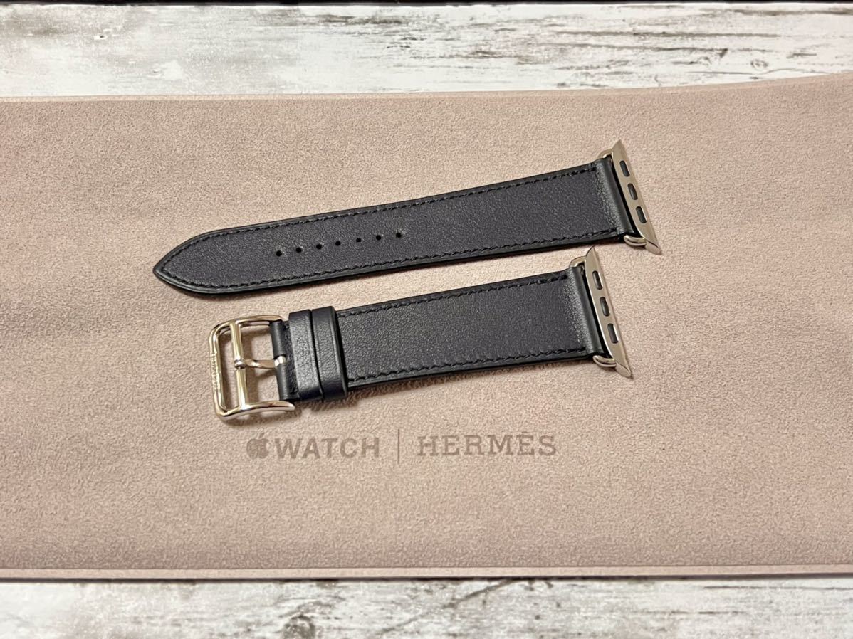☆ 廃盤レア 未使用品 ☆ ブルーインディゴ Apple watch HERMES 45mm