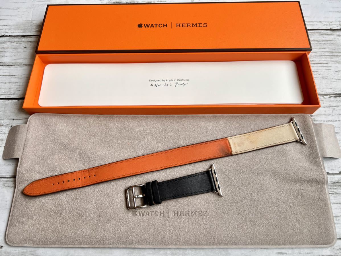 定番人気 エルメス AppleWatch ドゥブルトゥール ブルー 40mm アップル