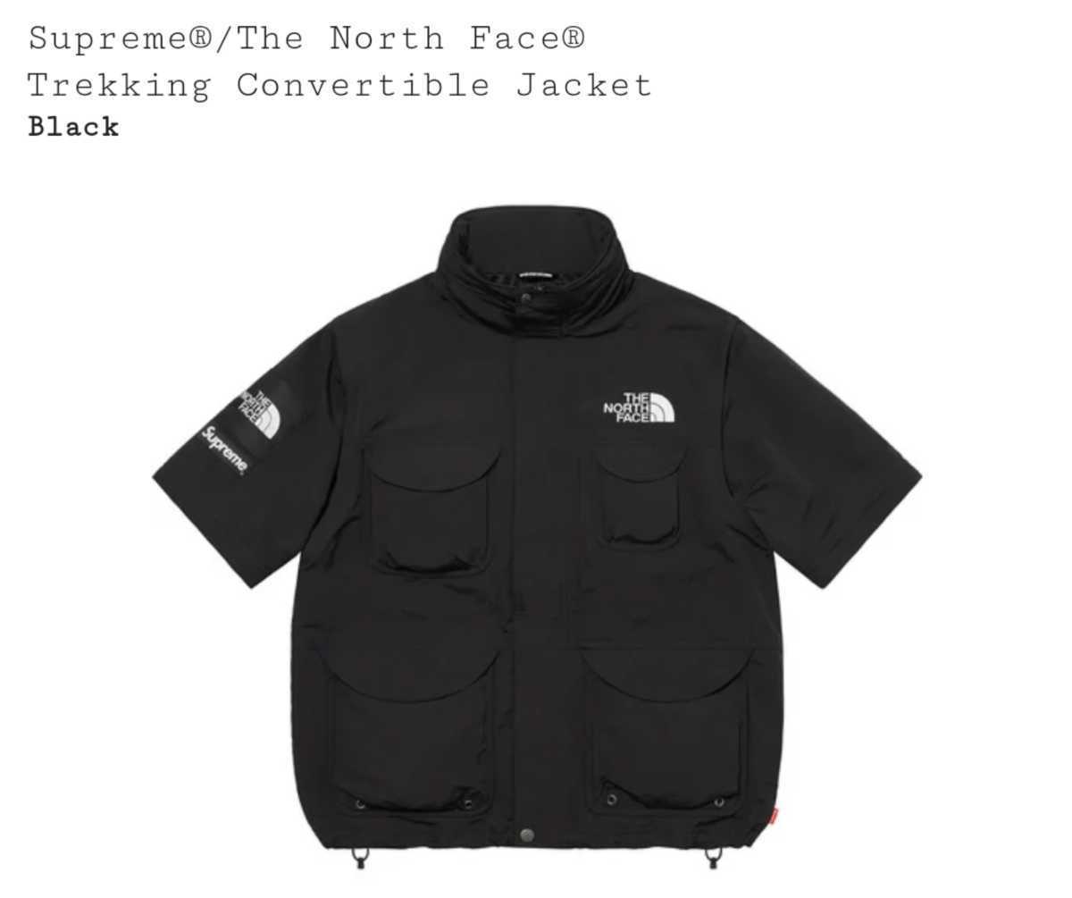 最大89%OFFクーポン 新品 Supreme Trekking Convertible Jacket S tdh
