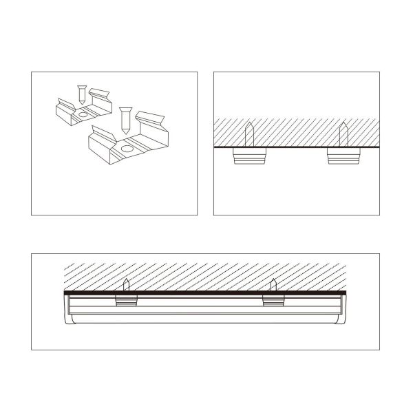 5 pcs set LED fluorescent lamp apparatus one body 40W type lamp color lighting equipment 120CM