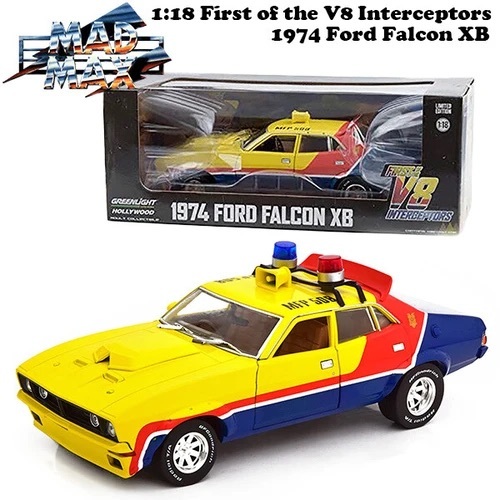 1:18 MAD MAX FIRST OF THE V8 INTERCEPTORS 1974 FORD FALCON XB M.F.P.[ Mad Max ] minicar 