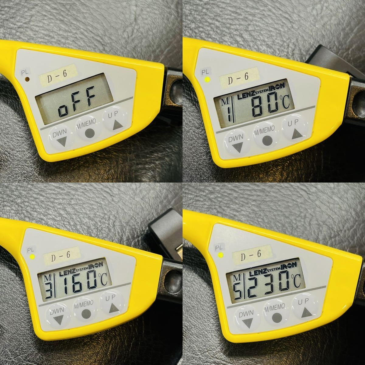LENZ 【D-6】レンツアイロン 5角 6㎜ 美品 送料無料 理容アイロン