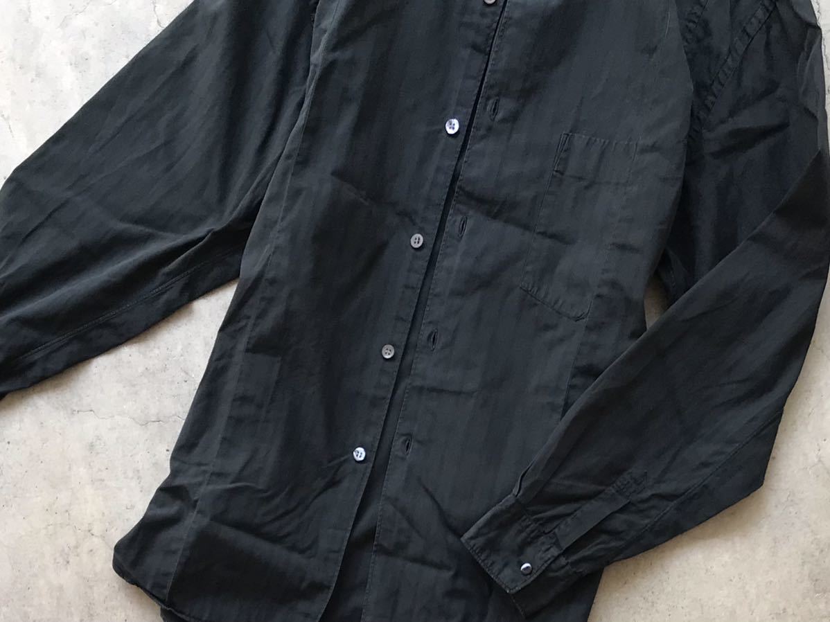 フランス製 COMME des GARCONS SHIRT チェーンステッチ刺繍入り 長袖