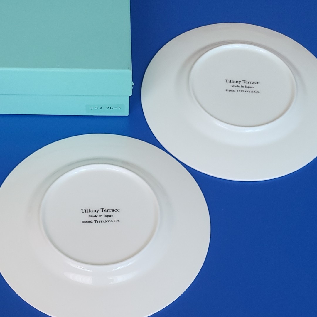TIFFANY&Co ティファニー テラス ペアプレート 皿2枚|Yahoo TIFFANY&Co ティファニー テラス ペアプレート 皿2枚|Yahoo