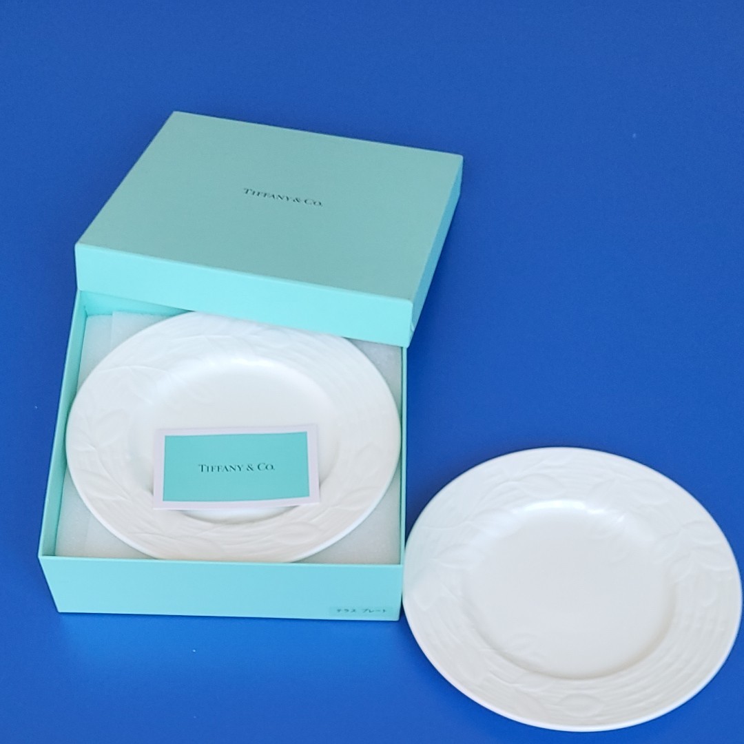 TIFFANY&Co ティファニー テラス ペアプレート 皿2枚|Yahoo TIFFANY&Co ティファニー テラス ペアプレート 皿2枚|Yahoo