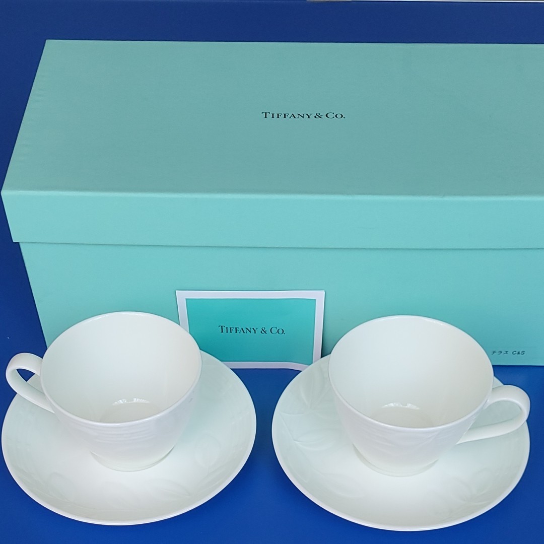 ティファニー TIFFANY&Co. テラス　ペアカップ&ソーサー