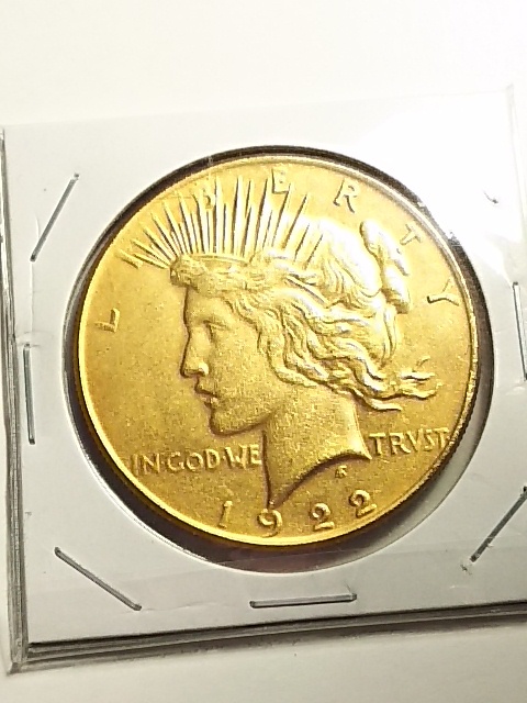 アメリカ　１ドル銀貨（ピースダラー）　のTWO FACEレプリカ_画像1