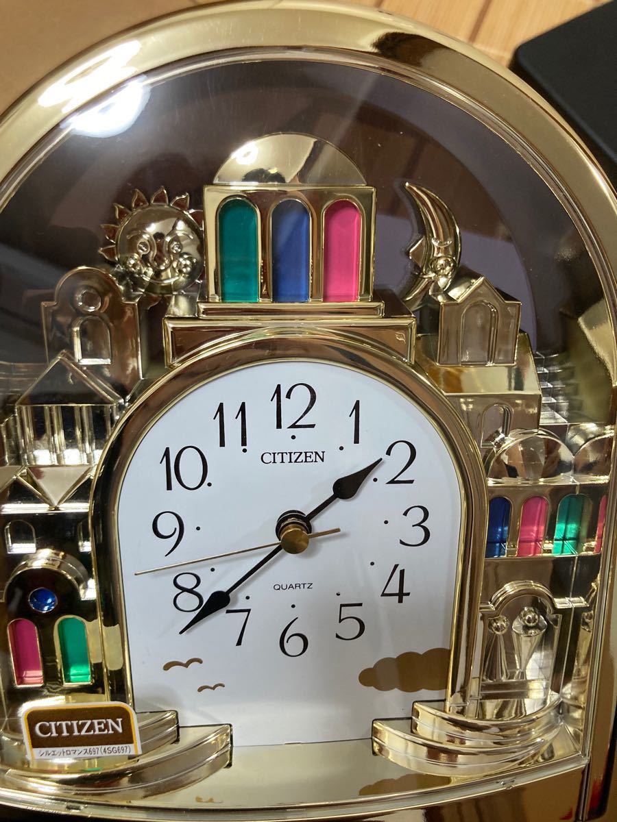 シチズン CITIZEN 置き時計 シルエットロマンス697 4SG697-018 シチズン CITIZEN 置き時計 シルエットロマンス697 4SG697-018