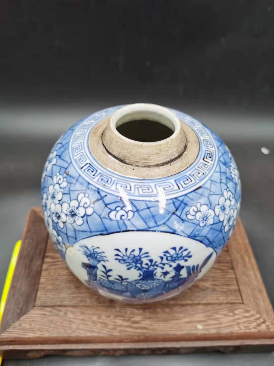 中国の清代の青磁，磁器，将軍缶，茶の入れ，骨董品 - 通販 - csa