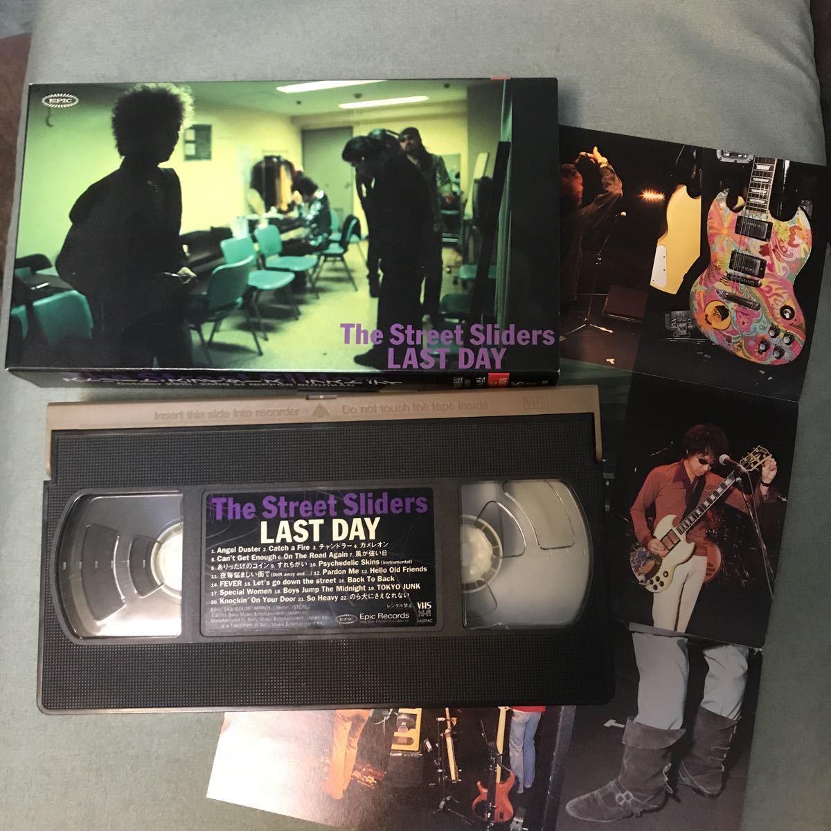 VHS LAST DAY THE STREET SLIDERS valuable video The Street slider z..lai blast Live 