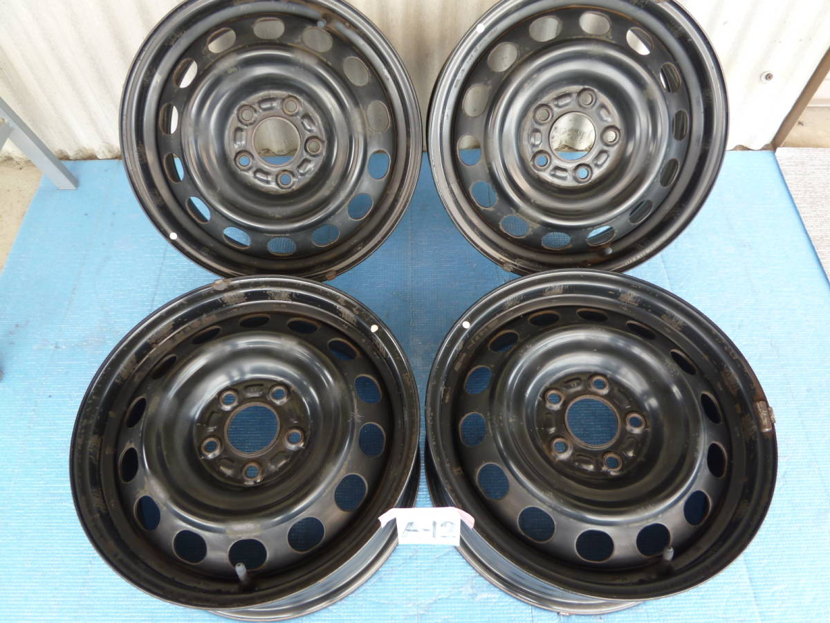 マツダ 純正 鉄チン スチールホイール 16インチ 6.5J +50(手測り マツダ 純正 鉄チン スチールホイール 16インチ 6.5J +50(手測り