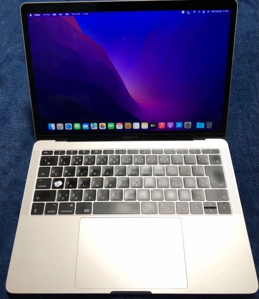 Apple MacBook Pro (13-inch,2017 Two Thunderbolt 3Port) 中古 A1708 Core  i5-7360U 2.3GHz メモリ8G SSD128GB 13.3インチ macOS Monterey imervillas.com