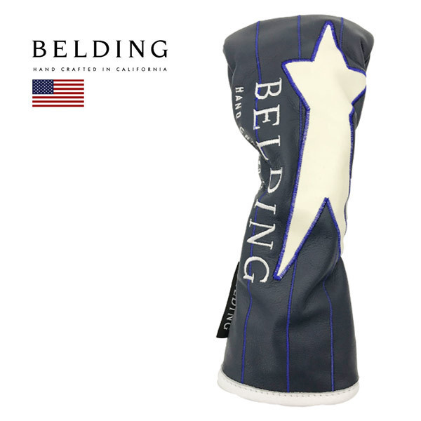 BELDING ベルディング】ヘッドカバー FW フェアウェイウッド用 紺