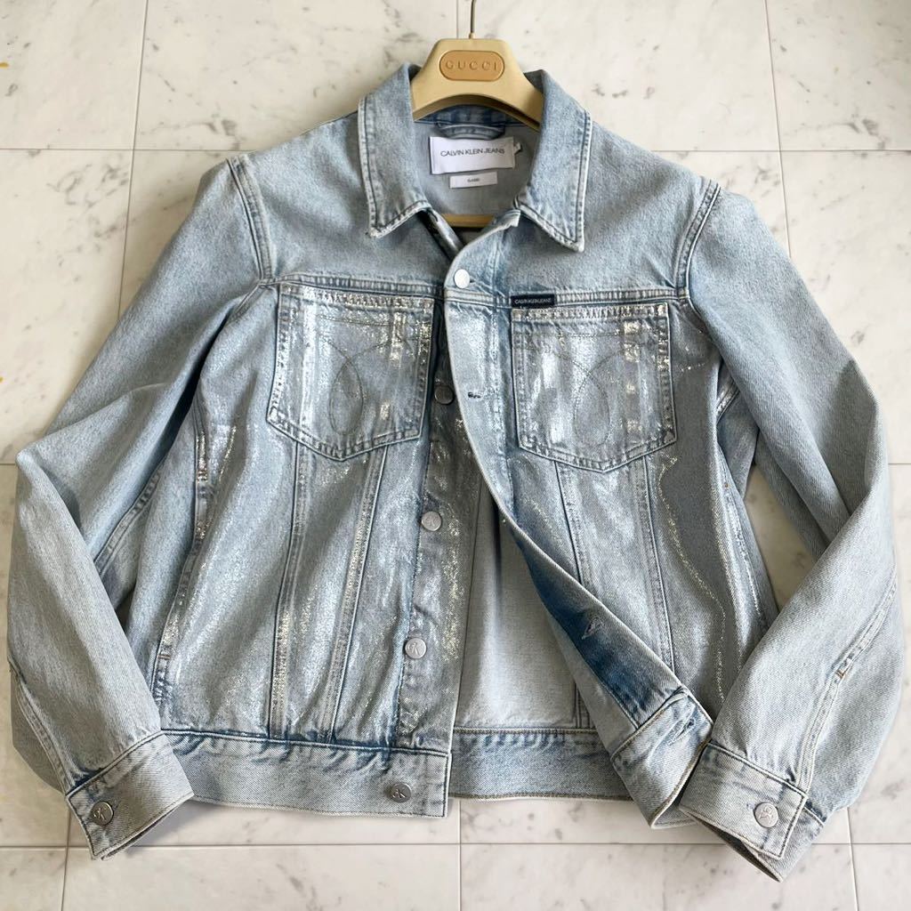 CALVIN KLEIN JEANS:カルバンクライン》Gジャン デニムジャケット(L