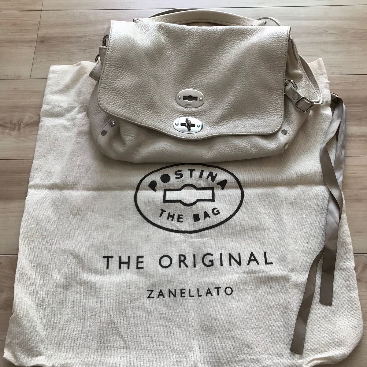 ザネラート ポスティーナ 白 S ZANELLATO ハンドバッグ ショルダー