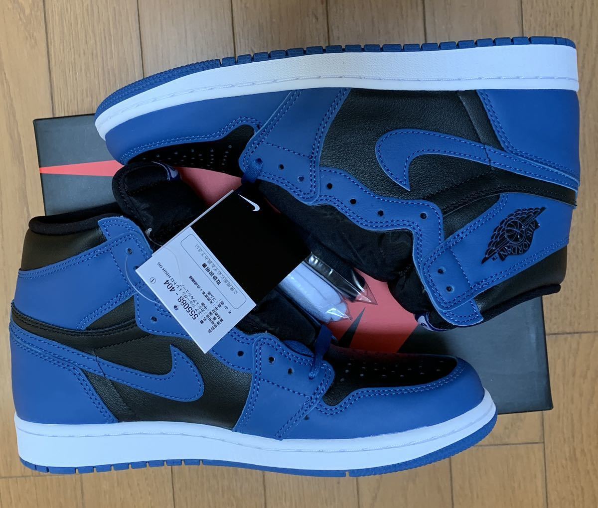 27cm エア ジョーダン 1 レトロ ダークマリーナブルー NIKE AIR JORDAN 1 HIGH Dark Marina Blue_画像2