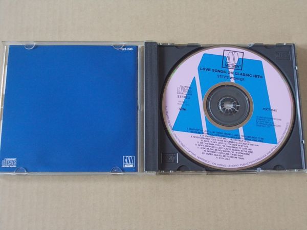 E4721　即決　CD　スティービー・ワンダー『ラヴ・ソングス　LIFE　ステイ・ゴールド』　国内盤_画像2