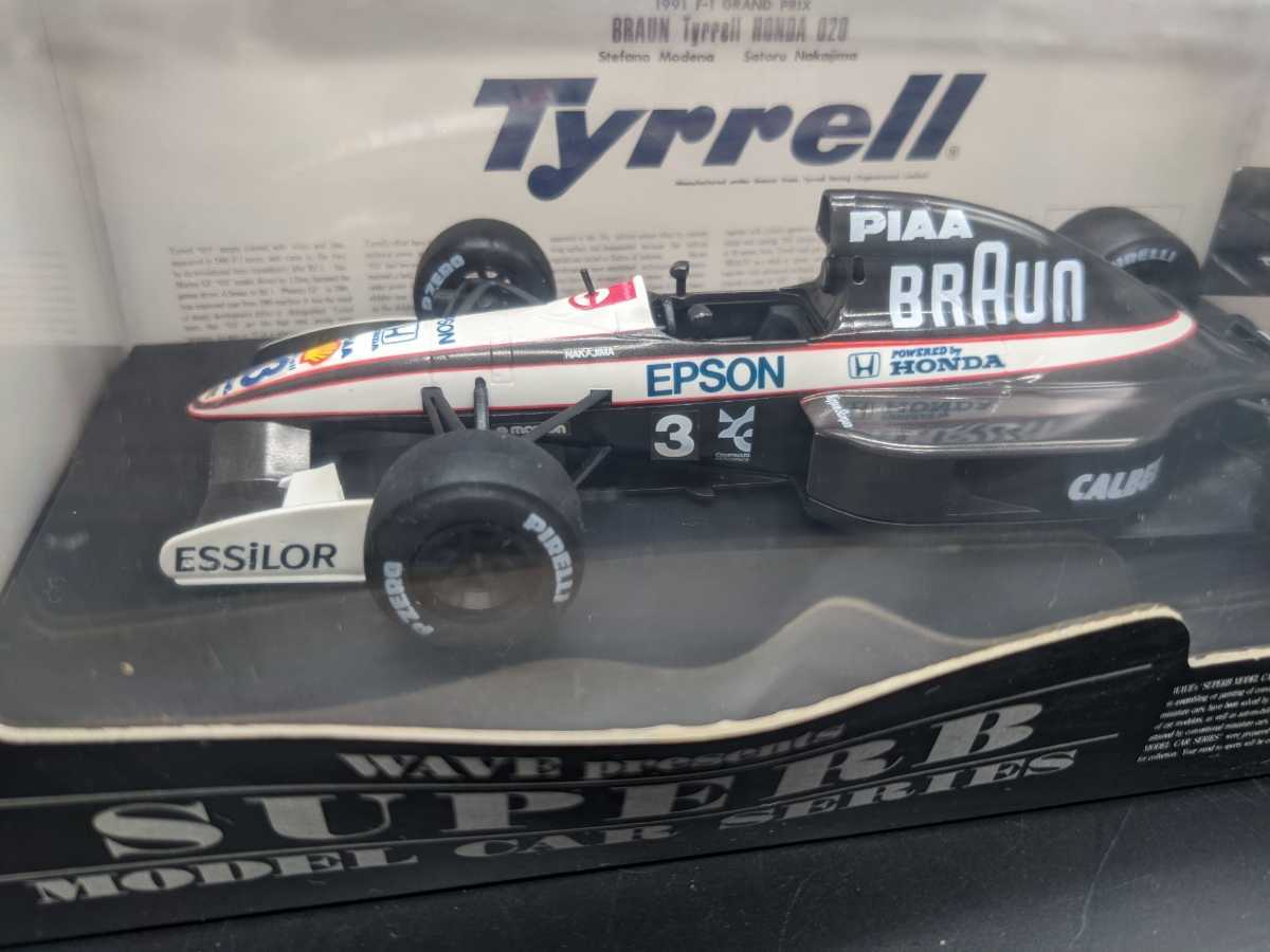 ①-0003 wave 1/24 BRAUN Tyrrell HONDA 020 モナコGP 1991 中嶋悟 ブラウン ティレル ホンダ SUPERB MODEL SERIES FIA FORMULA 1 SERIES 2