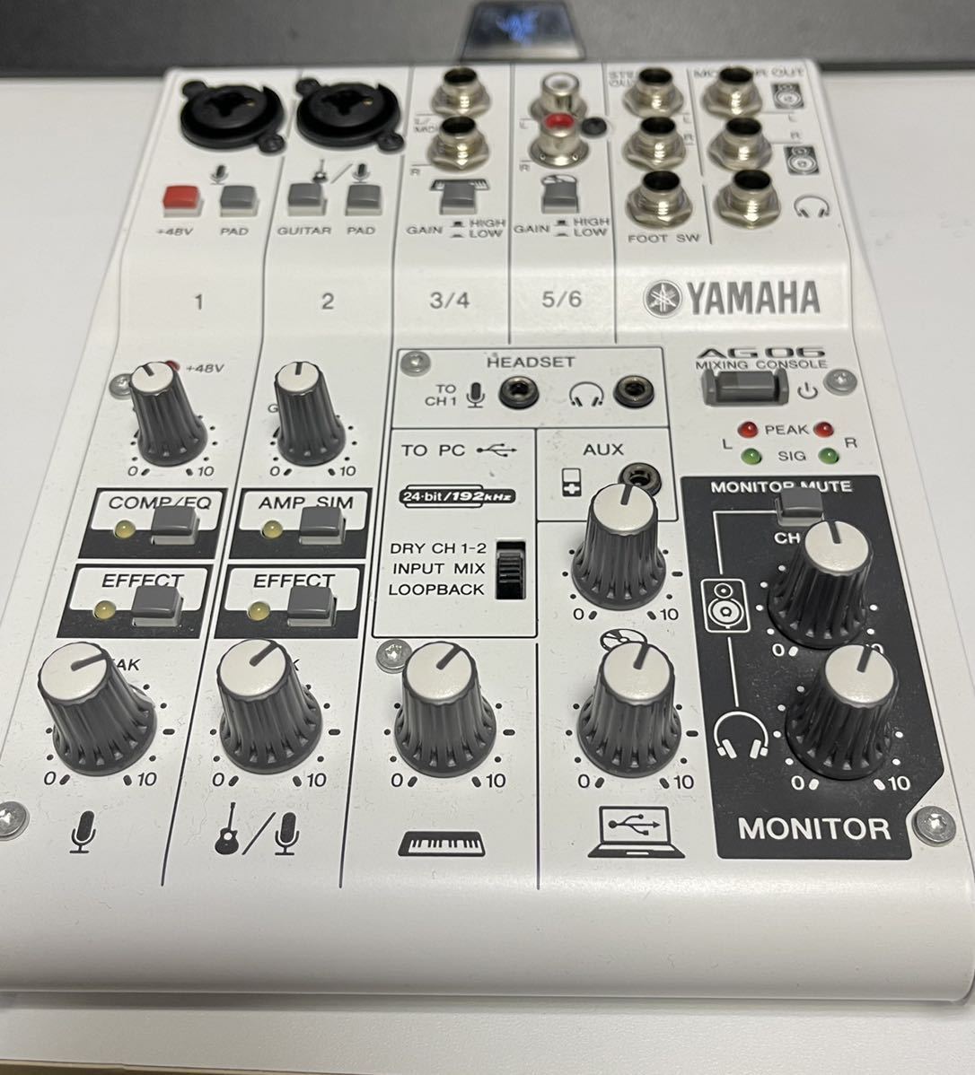 YAMAHA ウェブキャスティングミキサー AG06 | monsterdog.com.br