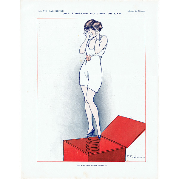 フランスの雑誌挿絵 1913年 ～LA VIE PARISIENNE～より（ファビアン・ファビアーノ/Fabien Fabiano）0564