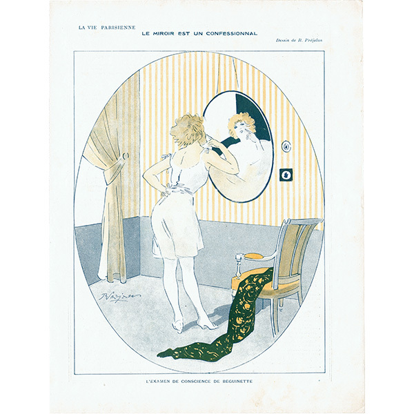 フランスの雑誌挿絵 1913年 ～LA VIE PARISIENNE～より（Rene Prejelan）0566