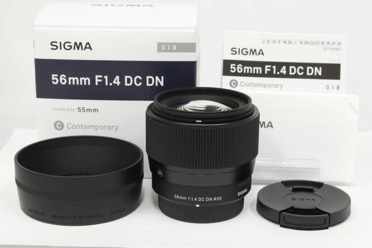 っていまし SIGMA - 新品 シグマ SIGMA 56mm C F1.4 DC DN ソニーE ...