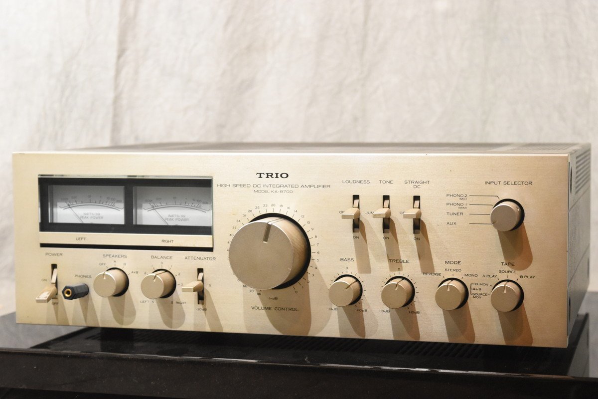 TRIO ka-8700 プリメインアンプ　オーバーホール済み！ TRIO ka-8700 プリメインアンプオーバーホール済み！