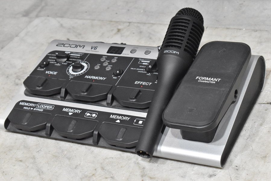 ZOOM V6 ボーカル用マルチエフェクター/ マイク SGV-6 www.esole.eu
