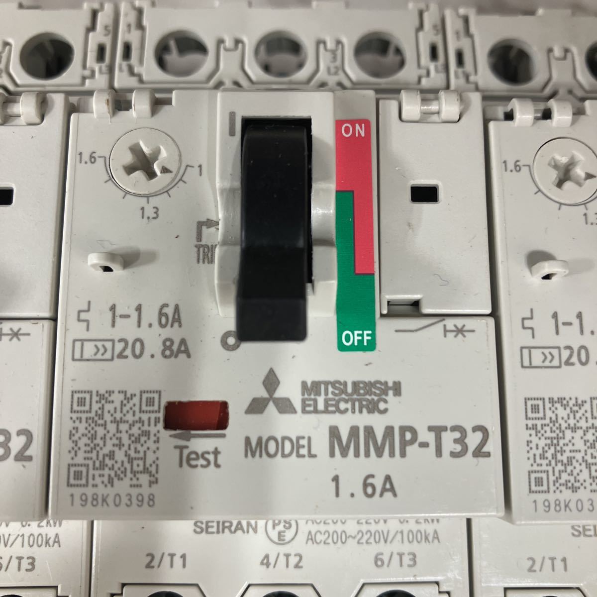 ☆未使用　箱無し　6個　三菱電気　低圧開閉器　MMP-T32 1.6A_画像2