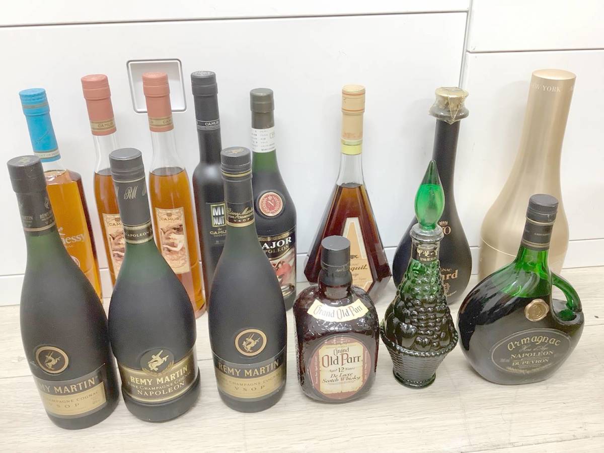 ◇未開栓まとめ◇REMY MARTIN/Old Parr/CAMUS/Hennessy/他 未開栓 酒