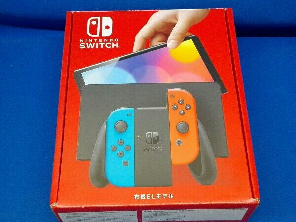 Nintendo Switch(有機ELモデル) Joy-Con(L)ネオンブルー/(R)ネオンレッド(HEGSKABAA) 