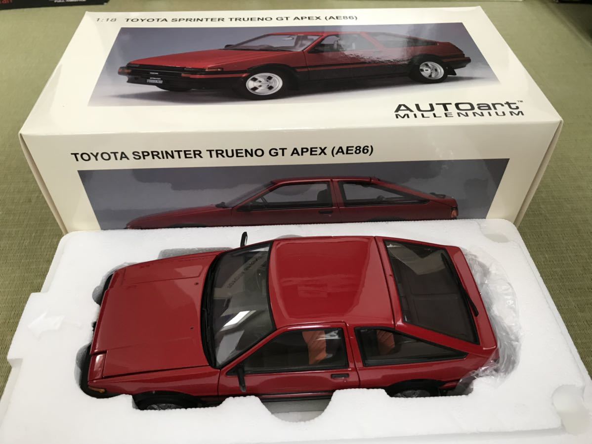 オートアート AUTOART トヨタ AE86 スプリンタートレノ GT APEX Toyota