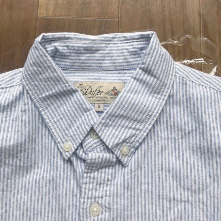 The DUFFER of ST.GEORGE 3Q OXFORD SHIRT:5 минут рукав оскфорд casual рубашка 