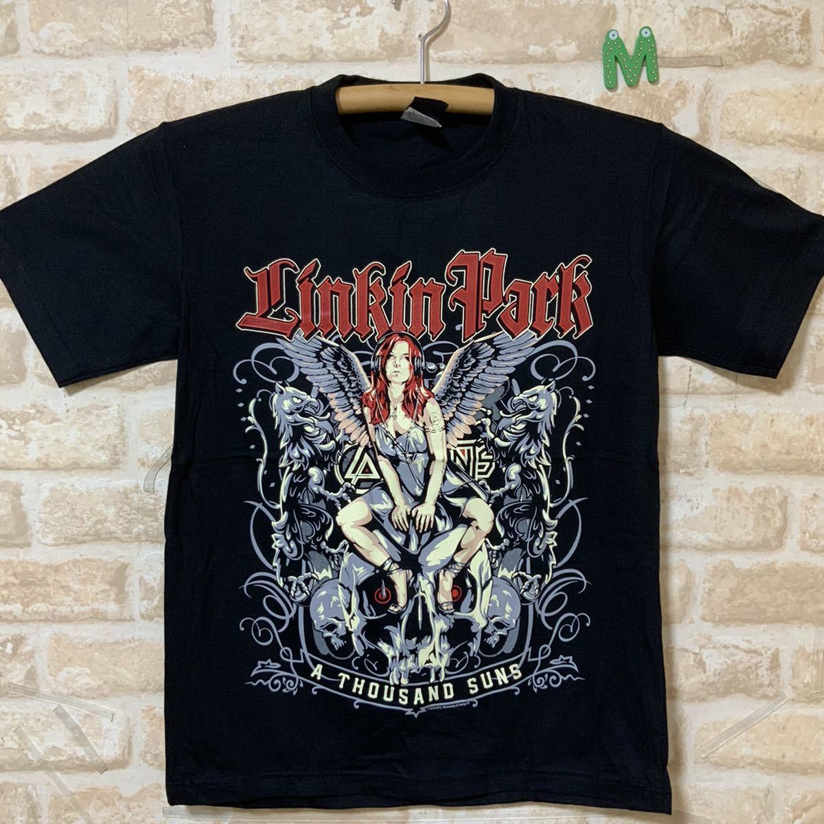 リンキンパーク イラスト Tシャツ Mサイズ 管2110 ロックバンド リンキンパーク イラスト Tシャツ Mサイズ 管2110 ロックバンド