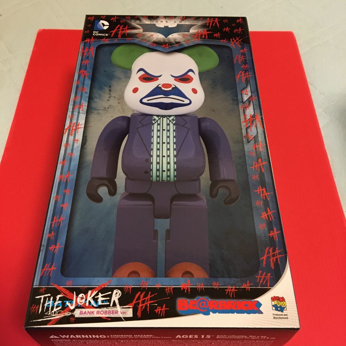 【激レア】BE@RBRICK ベアブリック 400% フィギュア メディコム・トイ THE JOKER BANK ROBBER Ver.