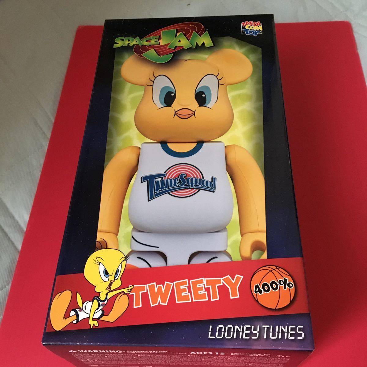 【激レア】BE@RBRICK ベアブリック 400% フィギュア メディコム・トイ スペースジャム　TWEETY